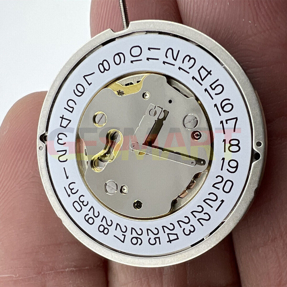 Ronda 5040D quartz watch movement with Swiss parts, precision chronograph mechanism for watch repair.