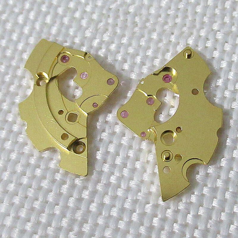 Golden Intermediate Wheel Bridge Splint for ETA 2824 2834 2836 movements, watch repair part by Generic.