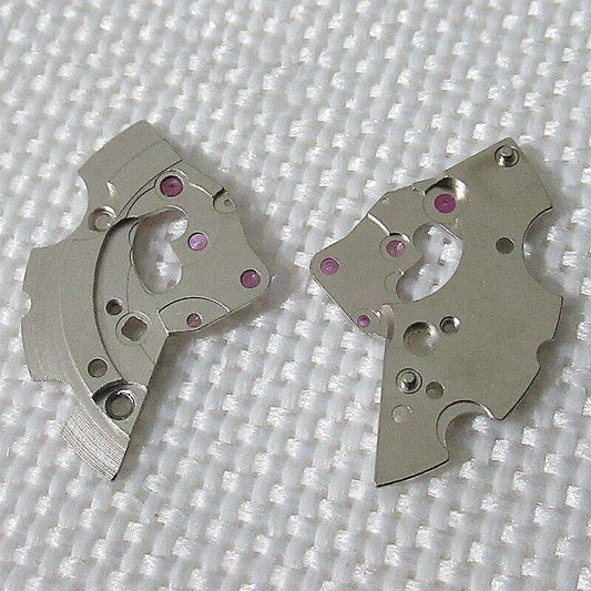 Silver Intermediate Wheel Bridge Splint by Generic, compatible with ETA 2824, 2834, 2836 watch movements.