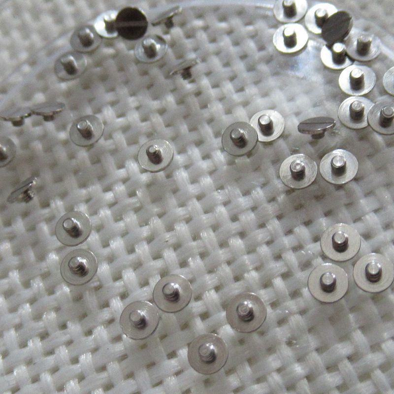 Rotor oscillating weight screws for movement 46945, compatible with various watches, generic fit.