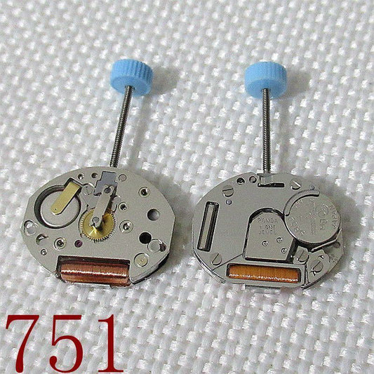 Ronda 751 quartz watch movement for precise timekeeping and reliable watch repairs.