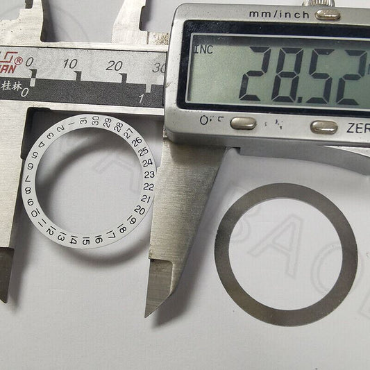 28.5mm generic date wheel showing date at 3 o?clock for watch movement replacement