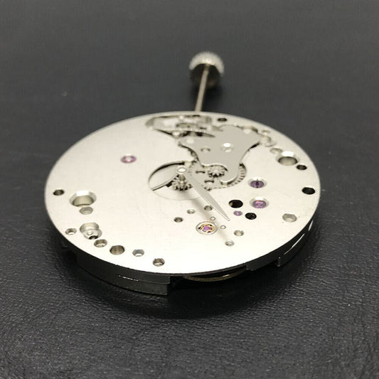 Seagull ST3621 mechanical watch movement with ETA 6498 design, second hand at 6 o'clock, for replacements.
