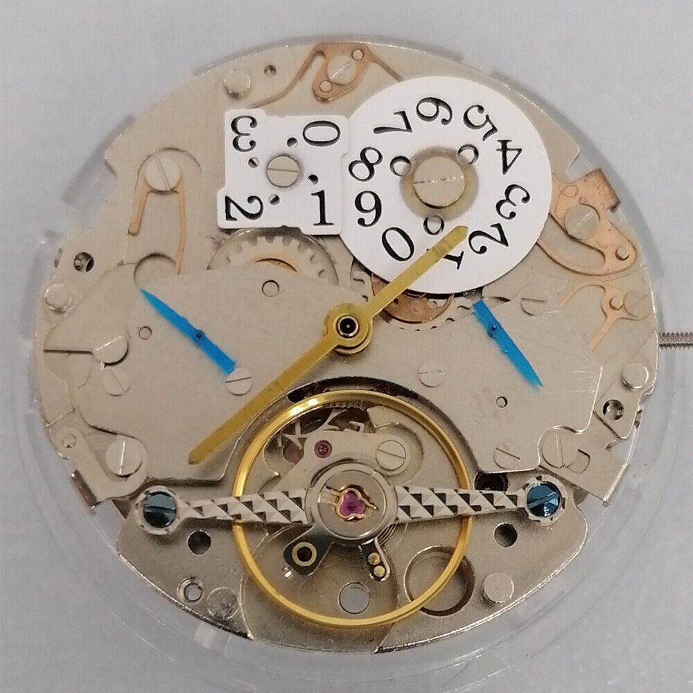 Shanghai Eagle LB20 silver watch with automatic mechanical movement, replacement part for watch accessories.