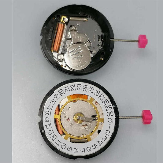 Swiss Part Ronda 715 quartz watch movement with date display at 3 o'clock for precise timekeeping