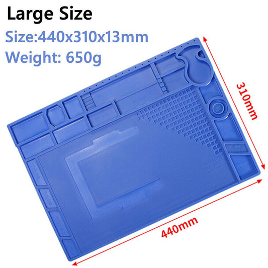 Large magnetic silicone insulation pad for watch repair, thermostable and anti-corrosive.