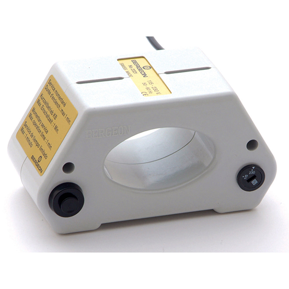 Bergeon 3321 demagnetiser with integrated pusher for watchmaker tool precision and efficiency