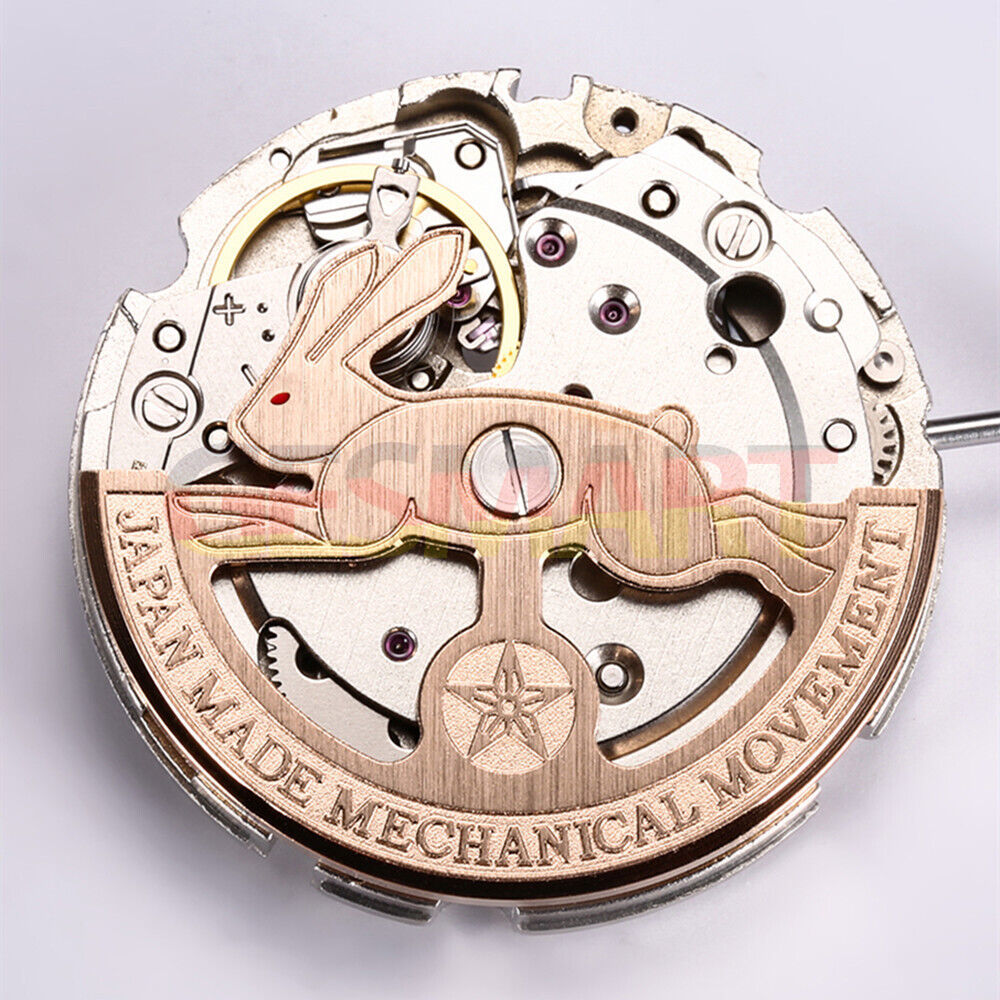 Rose Golden Hollow Rabbit Rotor Oscillating Weight for Miyota 8215 Mov ...