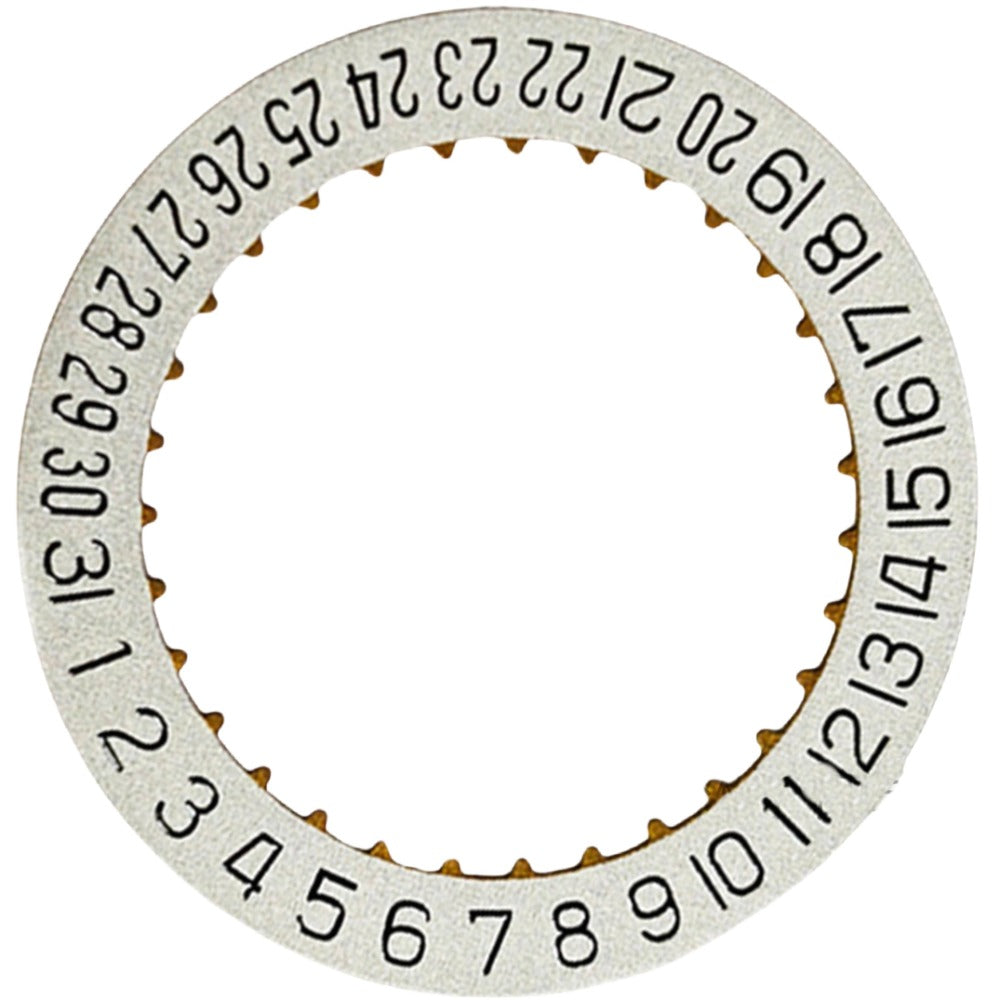 Sandus Font date disk wheel with date at 6 for Cartier Blue Balloon, compatible with ETA 2892 movement, high-quality replacement.