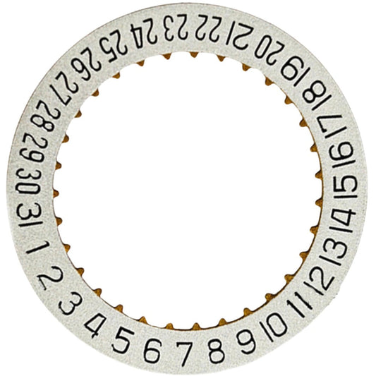 Sandus Font date disk wheel with date at 6 for Cartier Blue Balloon, compatible with ETA 2892 movement, high-quality replacement.