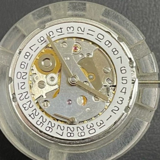 Dandong 2824 mechanical watch part with small second hands for precise timekeeping.