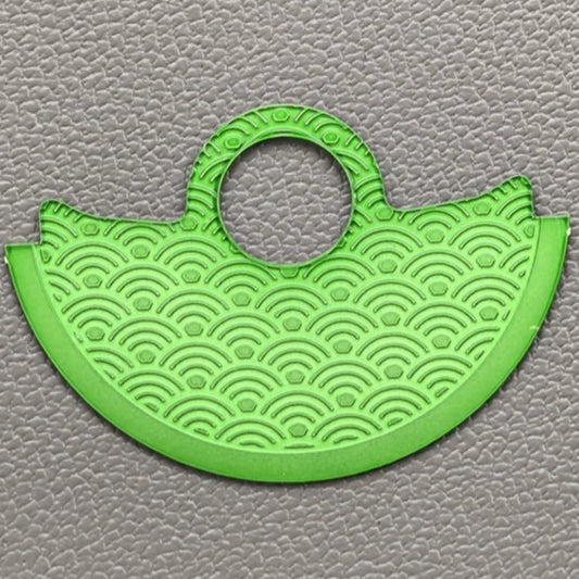 Grass green wave rotor overlay, designed for NH35 NH36 7S26 4R35 watch movements.