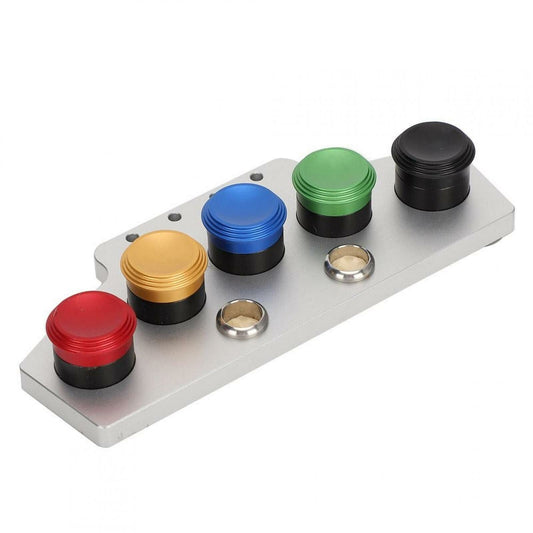 1. Set of 5 watch oiler cups with covers, ideal for precise oil storage ? perfect for watch repair supplies.  