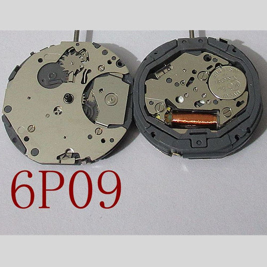 Miyota 6P09 quartz watch movement replacement for 6309 models, precise repair part.