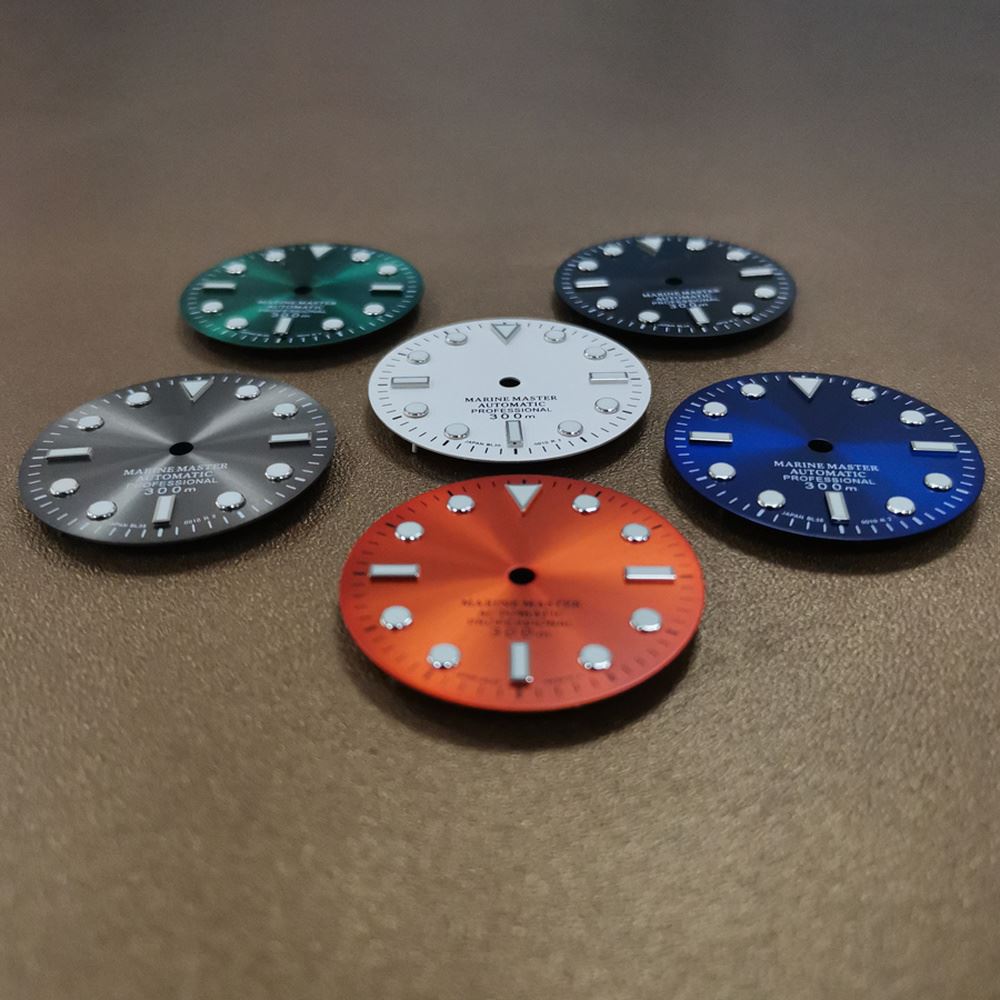 29mm luminous watch dial for NH35 NH36 movement, perfect for precise timepiece replacements.