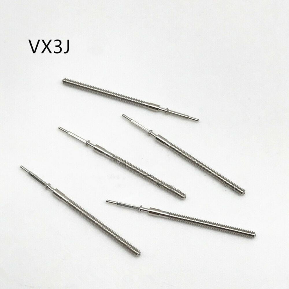 1. Set of 10 watch winding stems for VX3J movement, compatible generic replacement parts.  