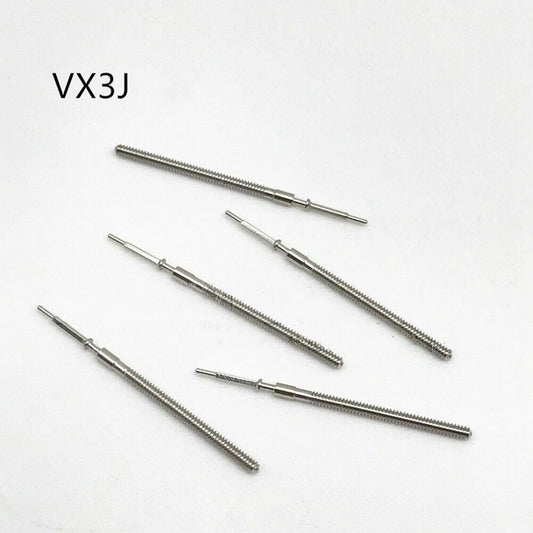 1. Set of 10 watch winding stems for VX3J movement, compatible generic replacement parts.  