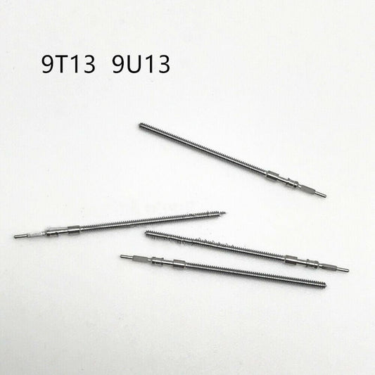 1. Set of 10 watch winding stems compatible with 9T13/9U13 movements for precise repairs.  