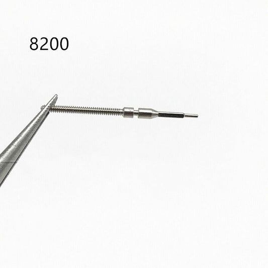 Generic Watch winding stems compatible with Miyota 8200 movement for precise time adjustment.