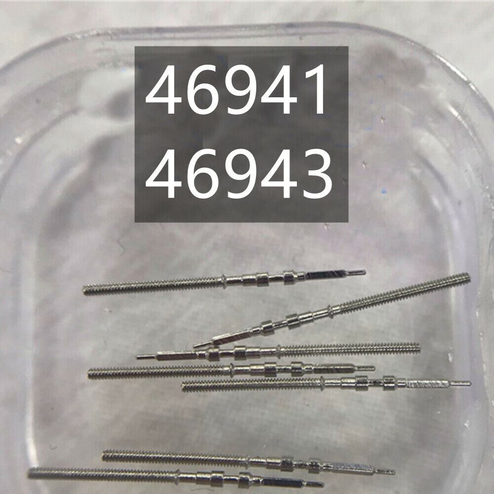 1. Set of 10 original winding stems for watch movements 46941 and 46943.  