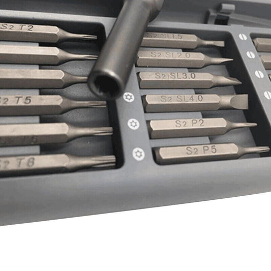 24-in-1 Precision Multi-Tool Kit with magnetic screwdrivers for detailed watch accessories repair.