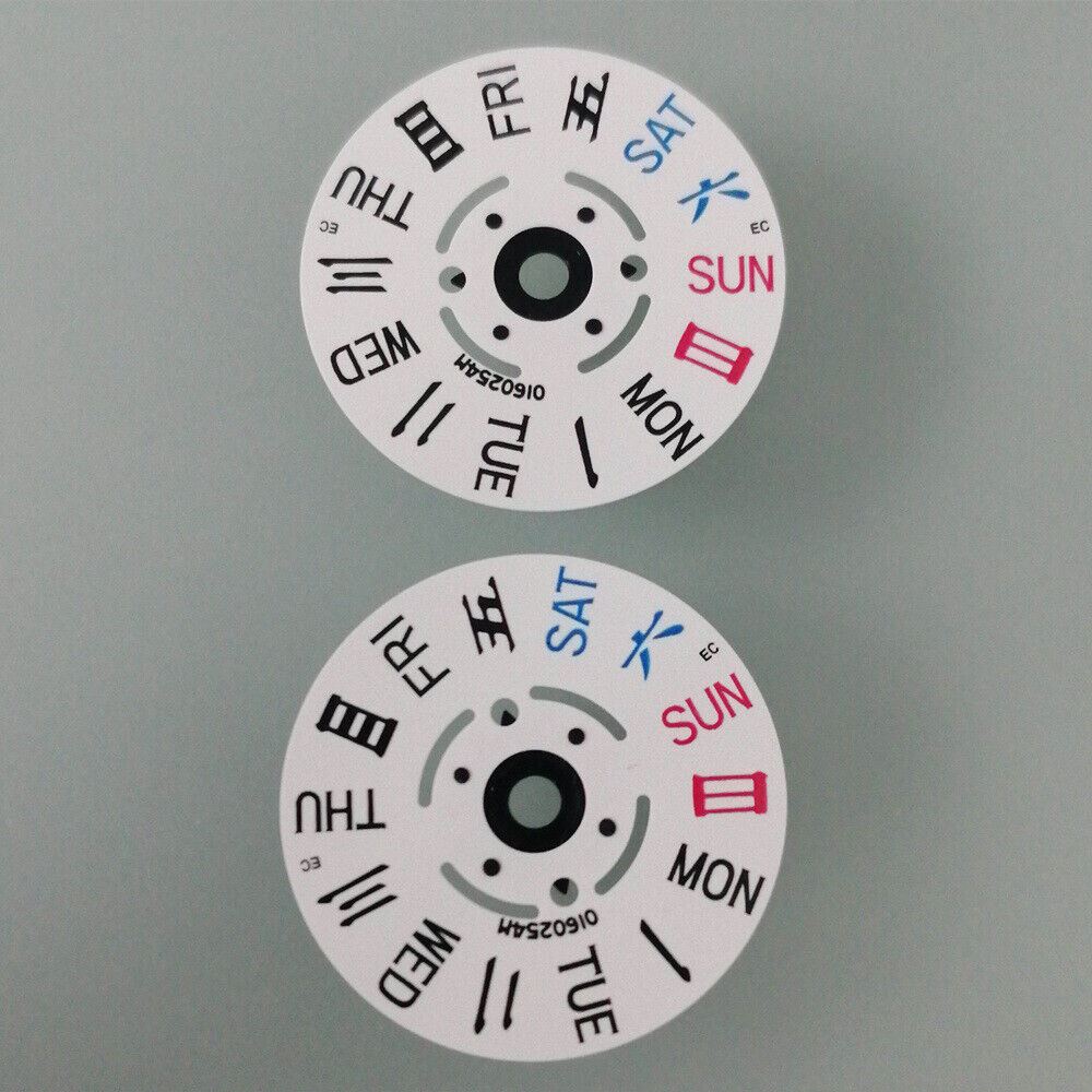 1. White Week Disk Wheel for NH36 Movement by Generic, ideal for watch repairs.  