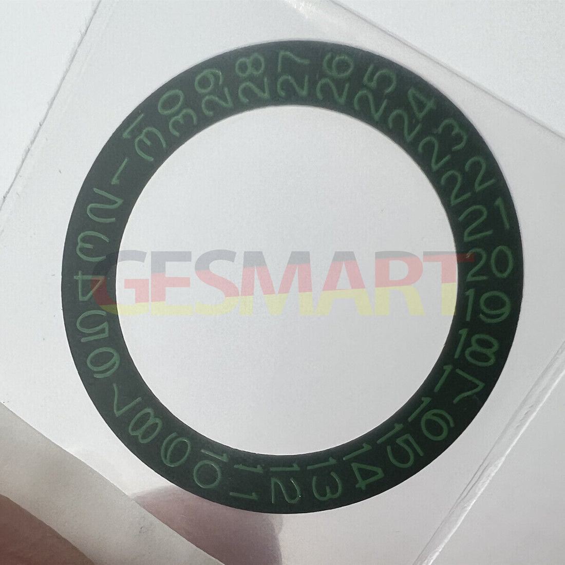 Stylish Jade Green Font Date Overlay for NH35 NH36 Watch Movement