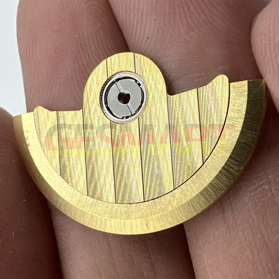 Golden Wave Carved Rotor for Miyota NH35 NH36 Movement - Brand New!
