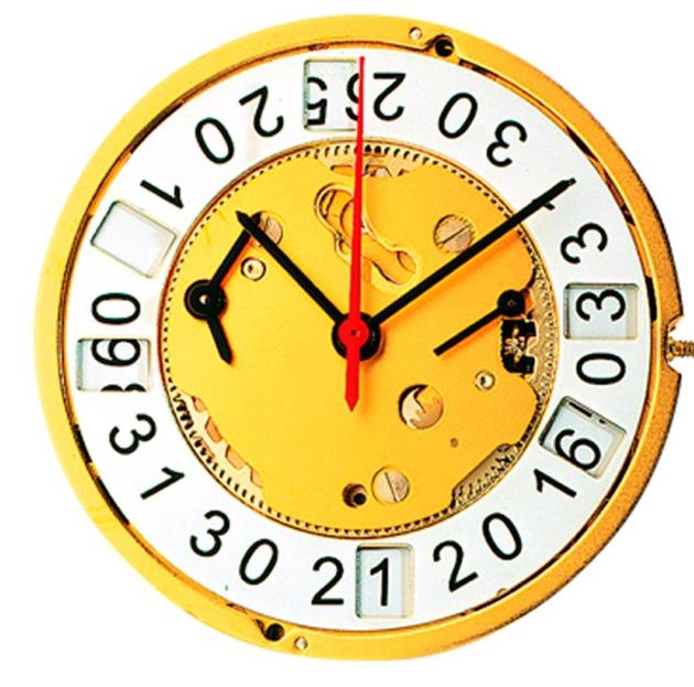 Ronda 5020B quartz watch movement with precise timekeeping for watch repair and assembly.