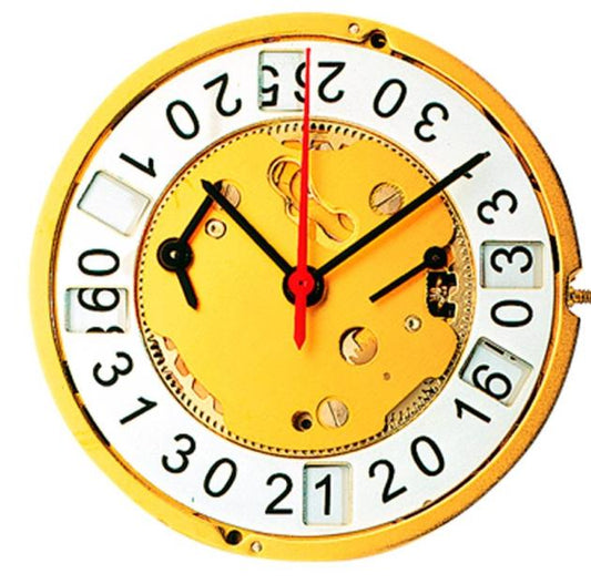 Ronda 5020B quartz watch movement with precise timekeeping for watch repair and assembly.