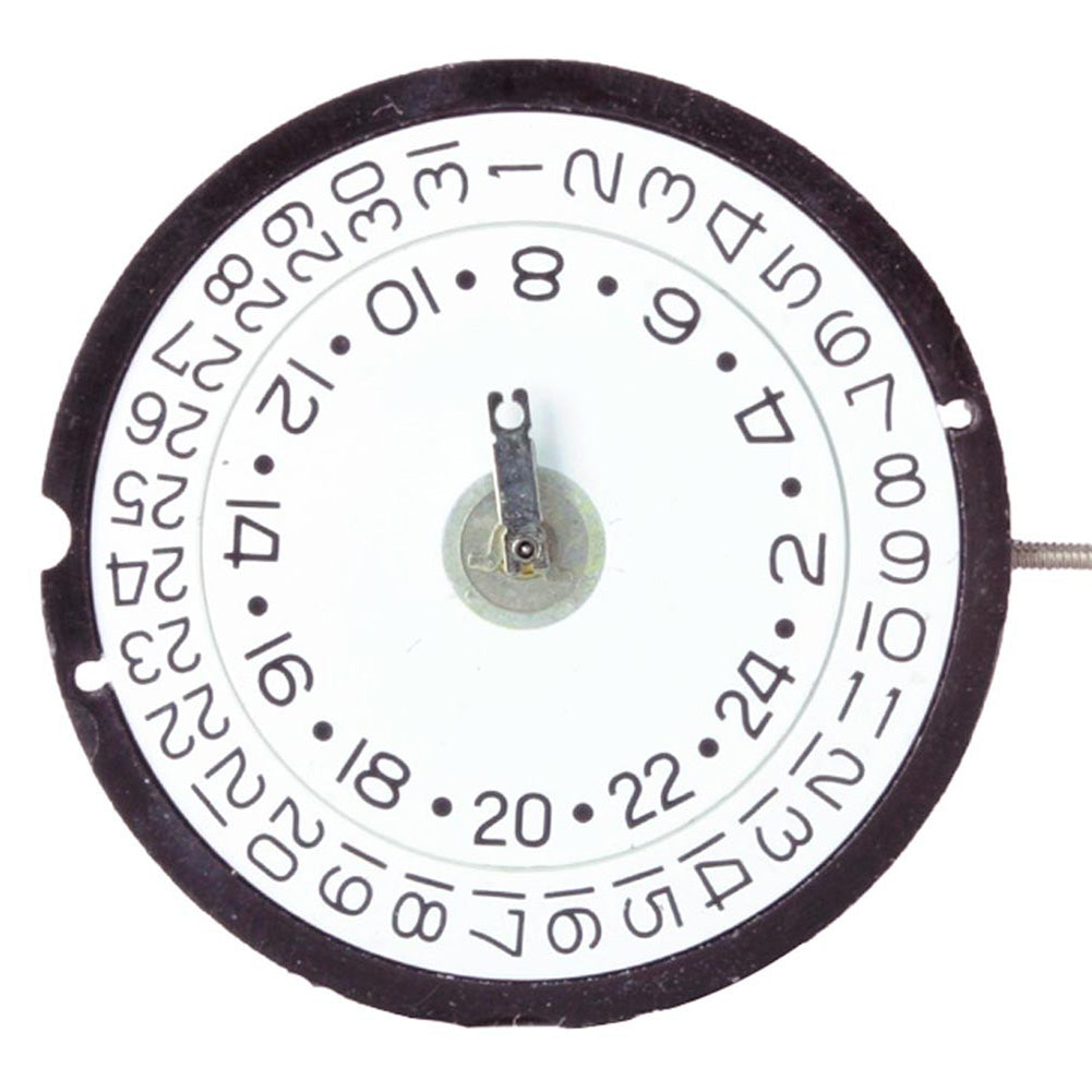 Ronda 505 24D quartz watch movement, precision timekeeping component for watch repair.
