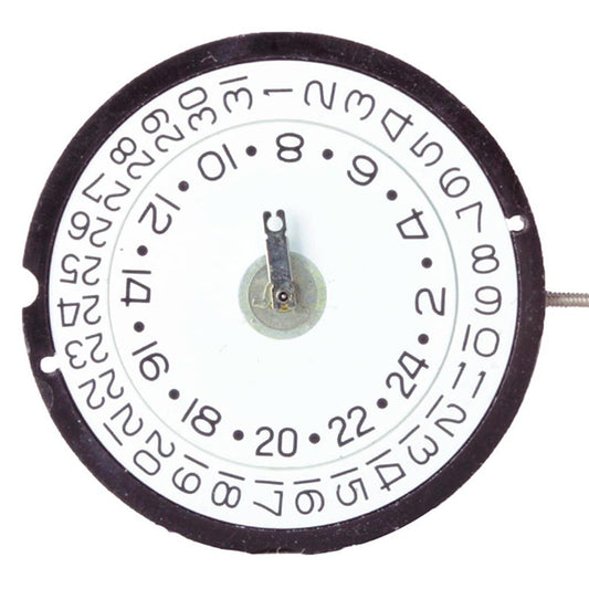 Ronda 505 24D quartz watch movement, precision timekeeping component for watch repair.