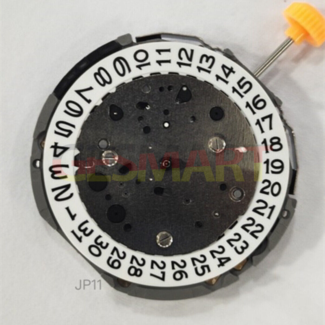 Miyota JP11 Quartz Movement for Watch Repair - 3 Hands, Dual-Time, Date
