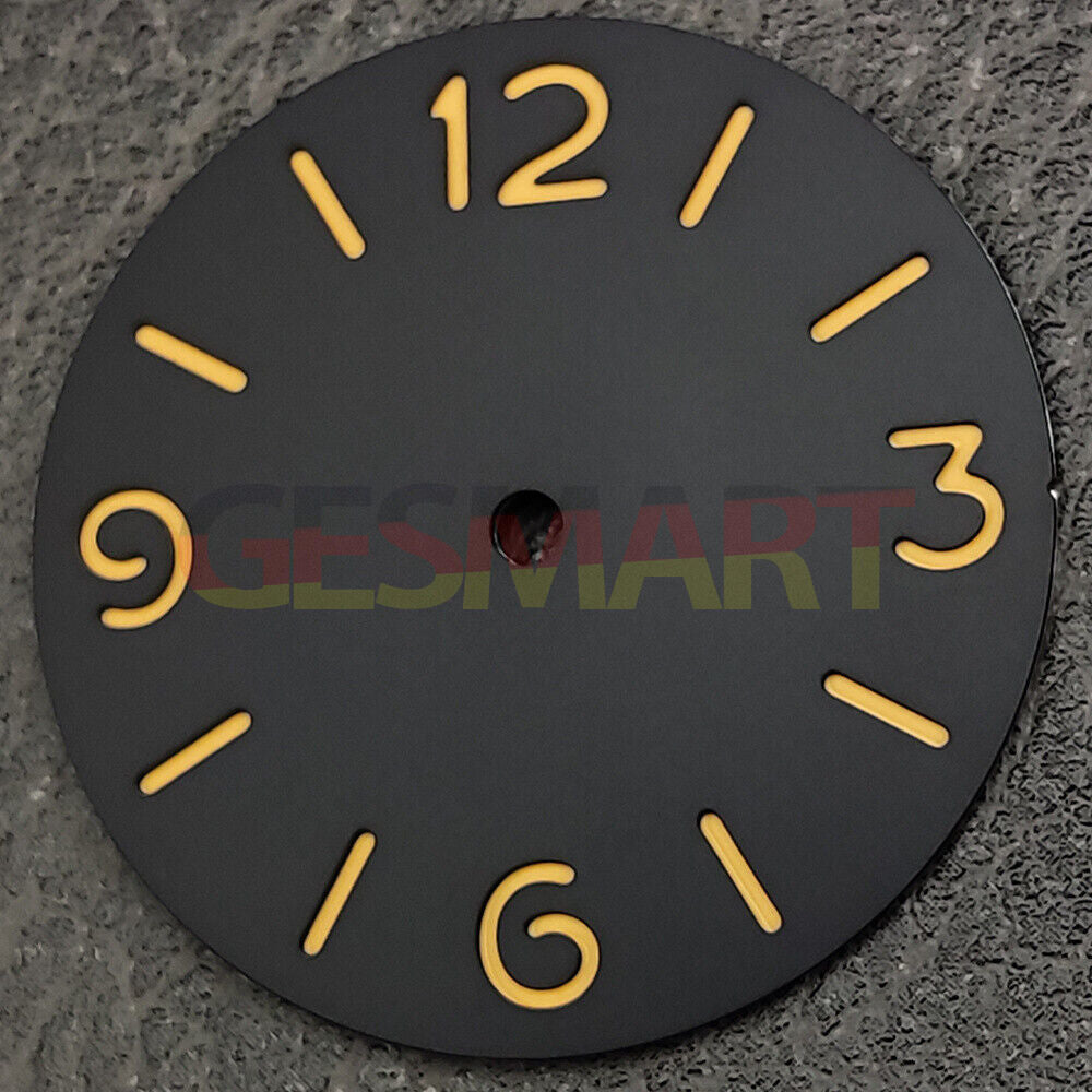 Enhance Your Watch with 29mm Black Dial Featuring Green Luminous for NH34 Movement