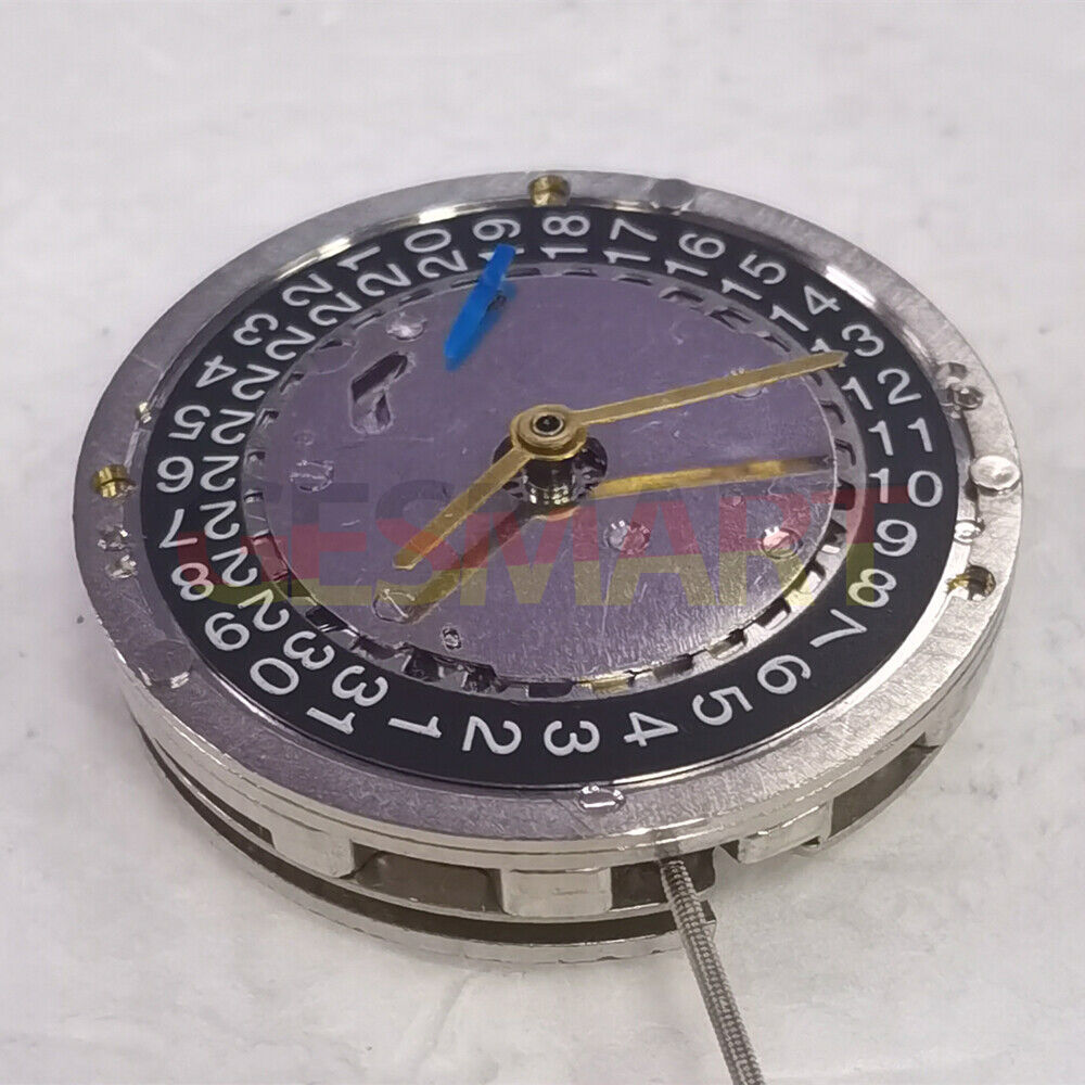 Sleek Black Dial Automatic Mechanical Watch with Date Adjustment Crown