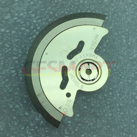 Rotor oscillating weight for Miyota NH35 NH36 watch movement, durable replacement part for smooth operation.