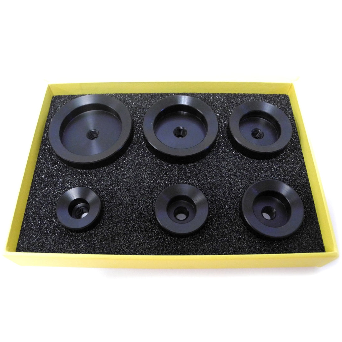 Bergeon 6527-6CP glass fitting dies for domed mineral watch glasses 19-40mm precision tool