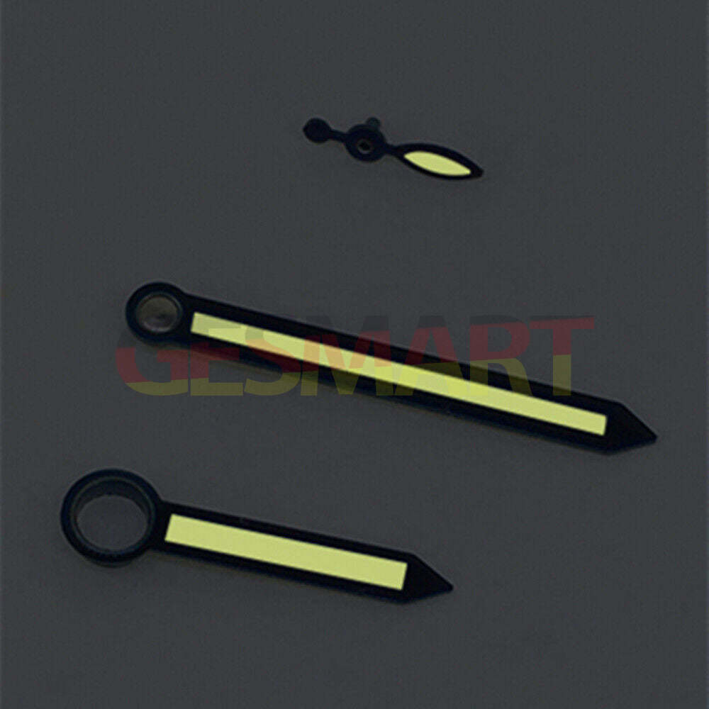 Arrow Shaped Lume Watch Hands for ST3600/ST3620/ETA6497 - Stand Out with Blue Trim!