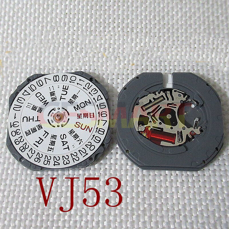 Hattori Epson TMI VX9P Quartz Watch Movement - Japan Made Multi-Function Caliber with Date and Day Display