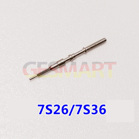 Set of 5 replacement watch winding stems compatible with 7S26/7S36 movements for accurate time adjustment.