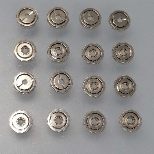 Set of 3 generic ball bearings for 7009 watch movement, precision parts made in China.