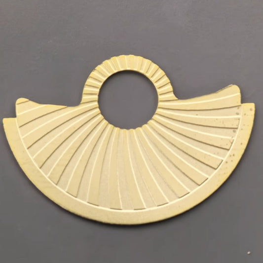Golden oblique wave metal rotor overlay for NH35 NH36 watch movements