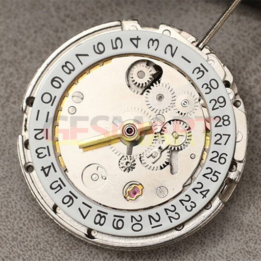 Dandong Silver watch with dual time zones, automatic mechanical movement, date display at 3 o'clock.