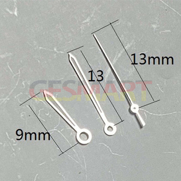 Silver Arrow Shape Lume Watch Hands for Miyota 2315 2035 2036