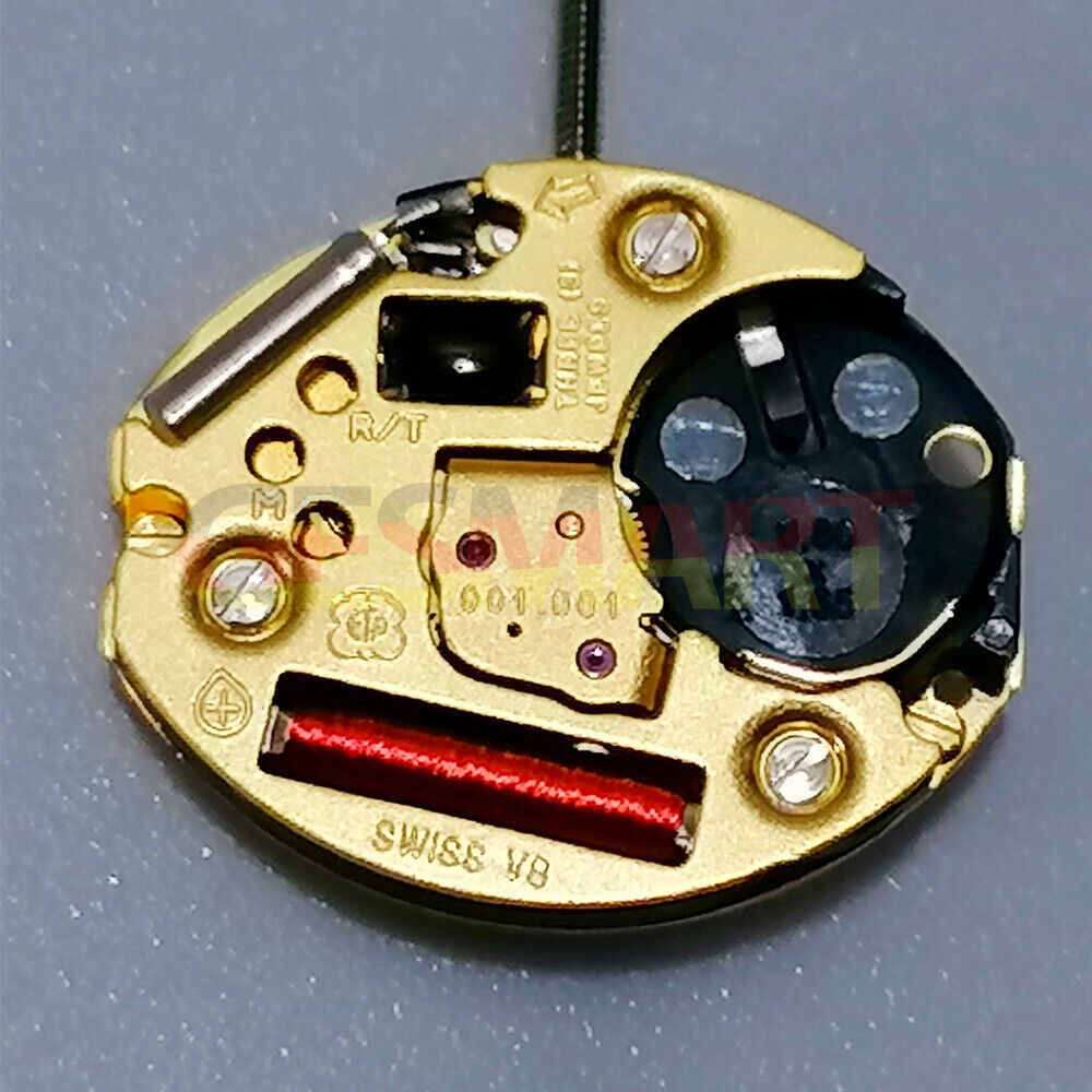 Swiss Made ETA 901.001 Quartz Watch Movement - Sleek 2-Hand Design