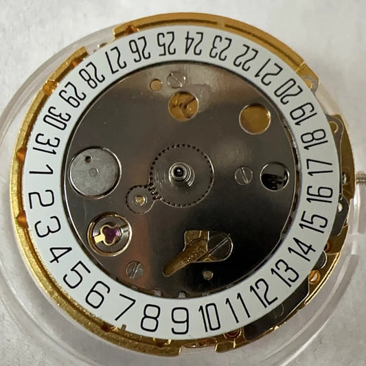 Mingzhu 8215 2813 golden automatic watch movement with single calendar date at 6 o'clock