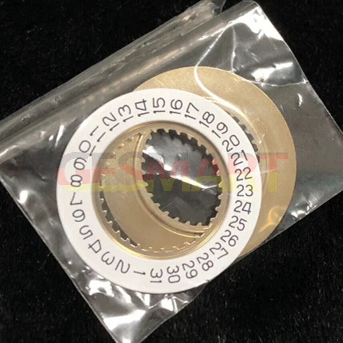 White date disk wheel showing date at 4 o'clock, compatible with Ronda 5040D 5030D movement.