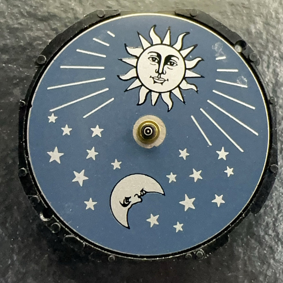 Japan-made PC39 quartz watch movement with 3 hands, precise timing for watch repairs or customization.