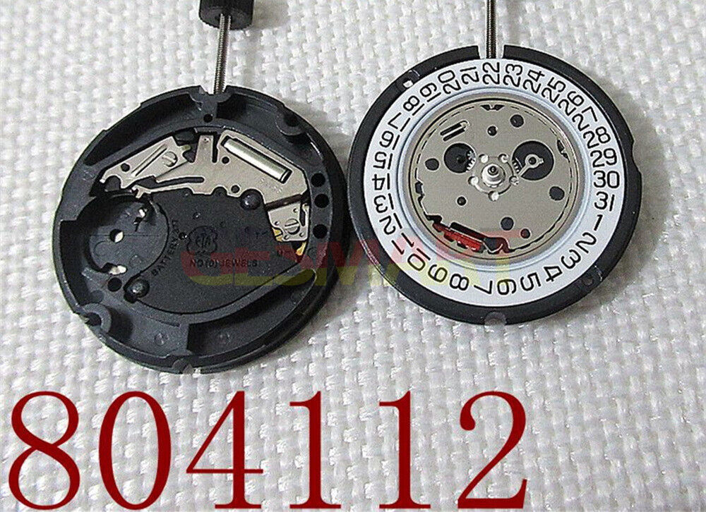 Swiss Movement ETA 804.112 Watch: Date 3, 3 Hands - Model 804.112