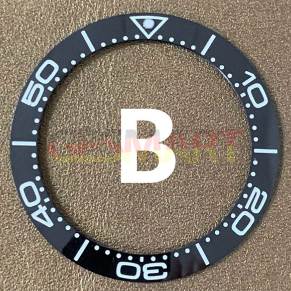 41.5mm/32.5mm Black Bezel White Font Ceramic Watch Bezel Insert Review